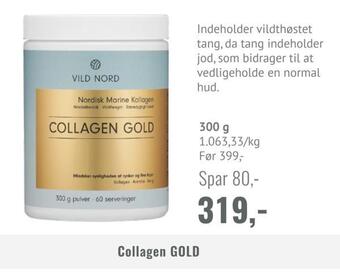 Helsam Placeholder collagen gold tekst tilbud
