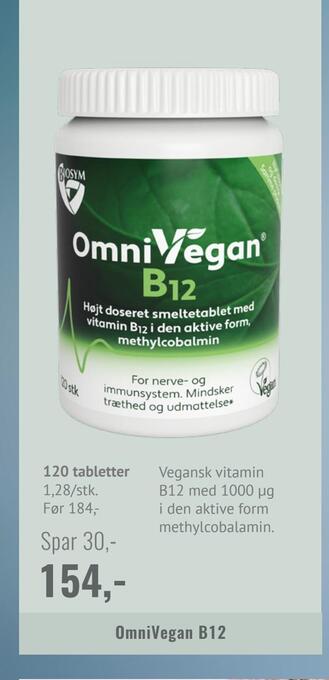 Helsam Omnivegan b12 tilbud