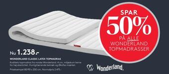 SENG Wonderland classic latex topmadras tilbud