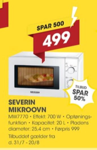 Punkt1 Severin mikroovn tilbud