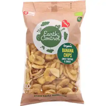 Earth control | 2 x banan chips organisk | kolonial > korn, gryn og müsli,tørrede frugter og frø