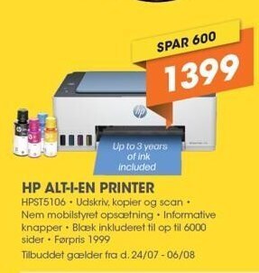 Expert Hp alt-i-en printer tilbud