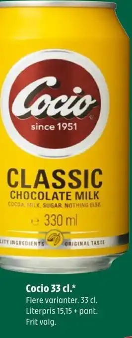 Coop 365 Cocio 33 cl.* tilbud