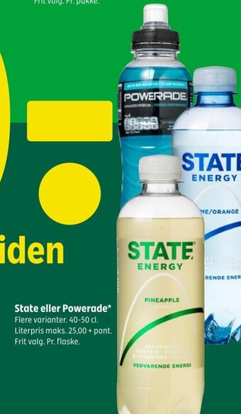 Coop 365 State eller Powerade* tilbud