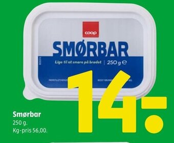 Coop 365 Smørbar 250 g. tilbud