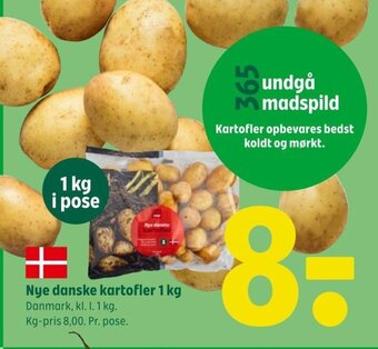Coop 365 Nye danske kartofler 1 kg tilbud