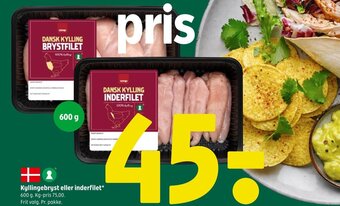 Coop 365 Kyllingebryst eller inderfilet* tilbud