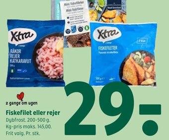 Coop 365 Fiskefilet eller rejer tilbud