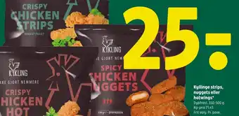Coop 365 Kyllinge strips, nuggets eller hotwings* Dybfrost. tilbud