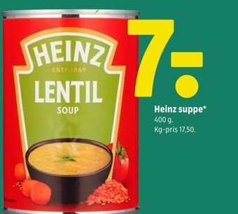 Coop 365 Heinz suppe* 400 g. tilbud