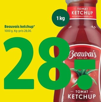 Coop 365 Beauvais ketchup* tilbud