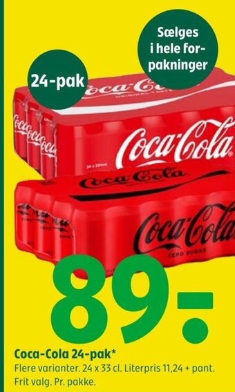 Coop 365 Coca-Cola 24-pak* tilbud