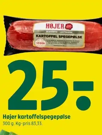 Coop 365 Højer kartoffelspegepølse 300 g. tilbud