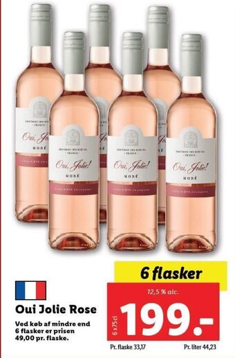 Lidl Oui Jolie Rose tilbud