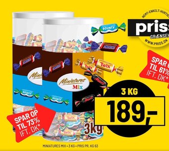 Priss MINIATURES MIX 3 KG tilbud