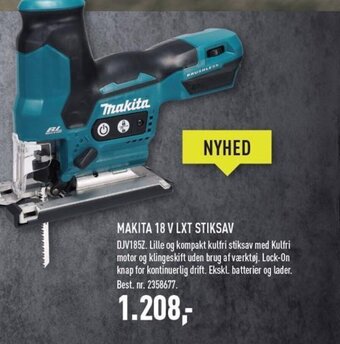 Johannes Fog MAKITA 18 V LXT STIKSAV tilbud