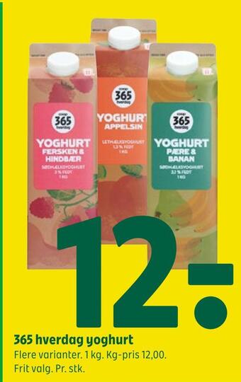 Coop 365 365 hverdag yoghurt tilbud