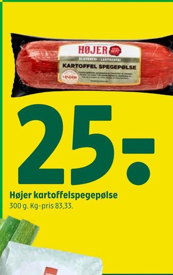 Højer kartoffelspegepølse