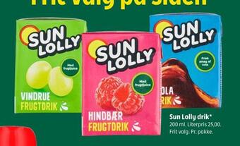 Coop 365 Sun lolly drik tilbud