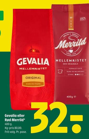 Gevalia eller rød merrild