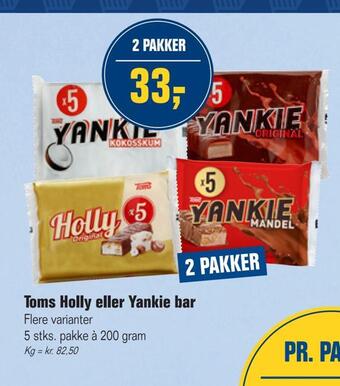 Otto Duborg Toms holly eller yankie bar tilbud