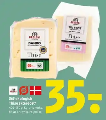 Coop 365 365 økologisk thise skæreost tilbud