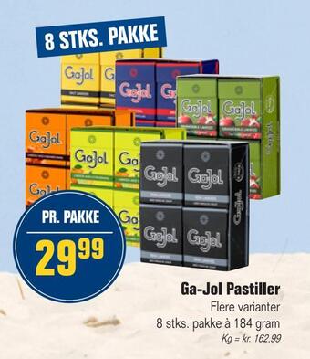 Otto Duborg Ga-jol pastiller tilbud