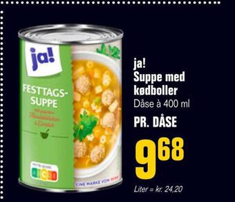 Otto Duborg Ja! suppe med kødboller tilbud