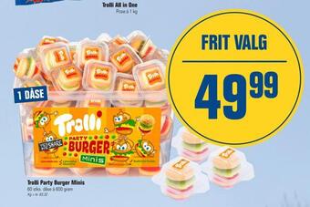 Otto Duborg Trolli party burger minis tilbud