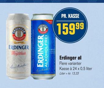 Otto Duborg Erdinger øl tilbud