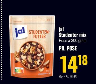 Otto Duborg Ja! studenter mix tilbud