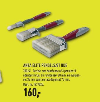 Johannes Fog Anza elite penselsæt ude tilbud