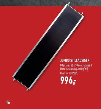 Johannes Fog Jumbo stilladsdæk tilbud