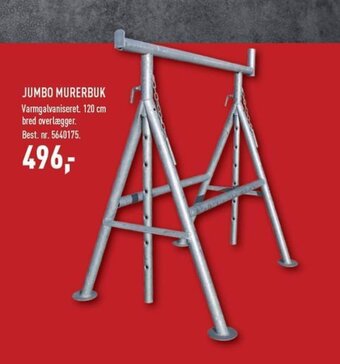 Johannes Fog JUMBO MURERBUK tilbud