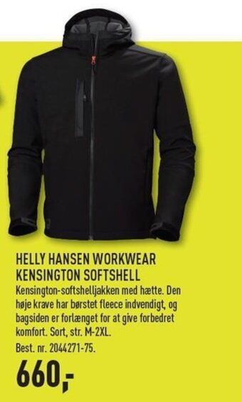 Johannes Fog HELLY HANSEN WORKWEAR KENSINGTON SOFTSHELL tilbud