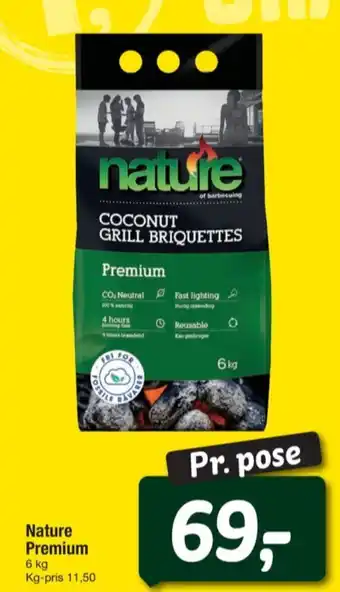 Nature grillbriketter