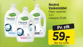Fakta Tyskland Neutral vaskemiddel-flydende tilbud