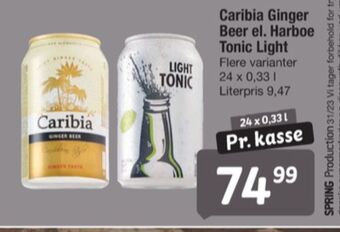 Fakta Tyskland Caribia ginger beer tilbud