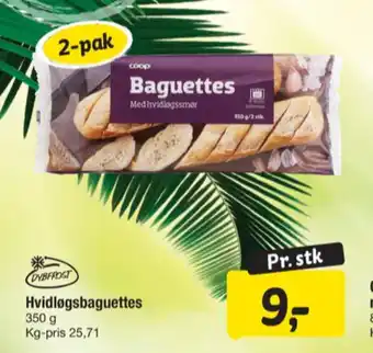 Fakta Tyskland Coop baguettes hvidløg tilbud