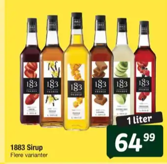 Fakta Tyskland 1883 sirup tilbud