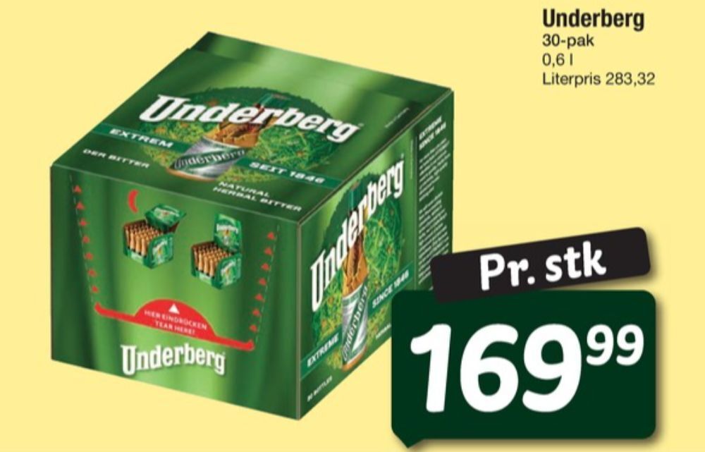 Underberg bitter tilbud hos Fakta Tyskland