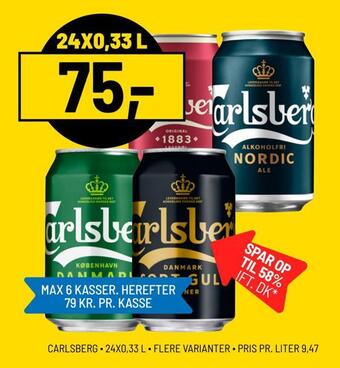 Priss Carlsberg tilbud