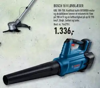 Bosch 18 v løvblæser ekskl. moms