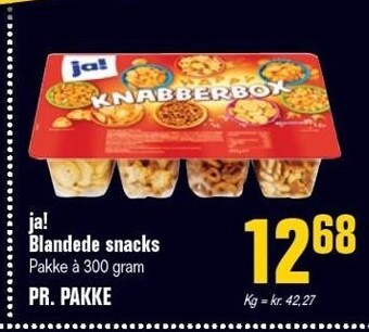 Otto Duborg Ja! blandede snacks 300 g tilbud