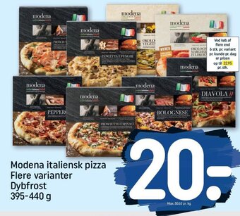 REMA 1000 Modena italiensk pizza Flere varianter tilbud