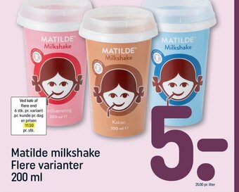 REMA 1000 Matilde milkshake Flere varianter tilbud