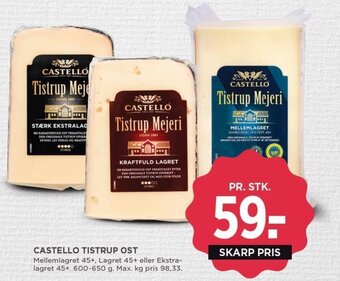 MENY CASTELLO TISTRUP OST tilbud
