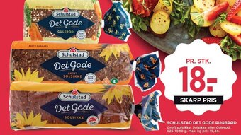 MENY SCHULSTAD DET GODE RUGBRØD tilbud