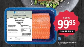 MENY HVIDE SANDE LAKSEFILET tilbud