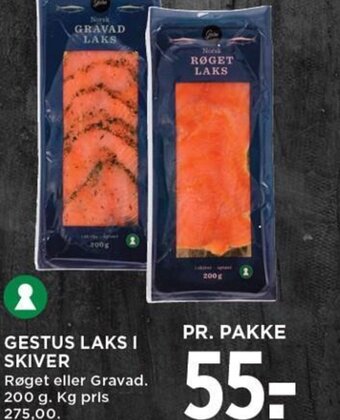 MENY GESTUS LAKS I SKIVER tilbud
